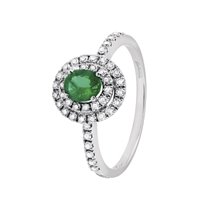 Anello Salvini Donna Dora in Oro bianco Smeraldo 20057683 - 20057683